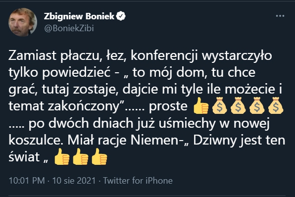 Zbigniew Boniek KRYTYKUJE POSTAWĘ Leo Messiego!